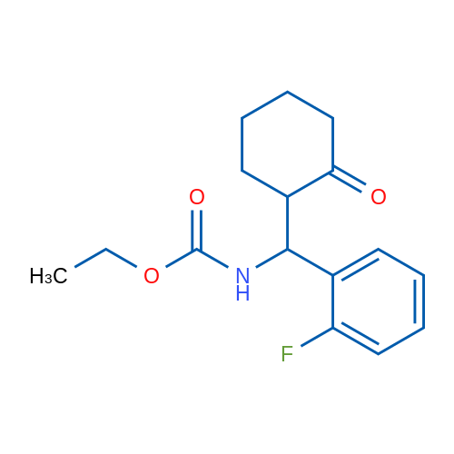 Ethyl N-[(2-fluorophenyl)(2-oxocyclohexyl)methyl]carbamate 1g