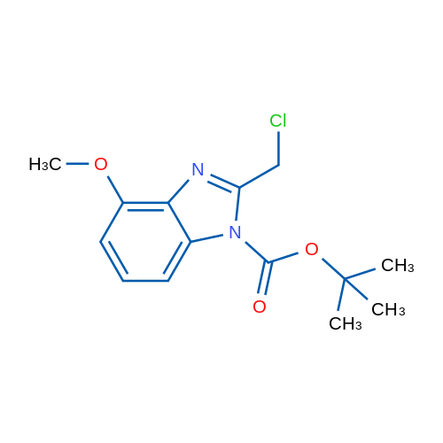 tert-Butyl 2-(chloromethyl)-4-methoxy-1H-benzo[d]imidazole-1-carboxylate 1g
