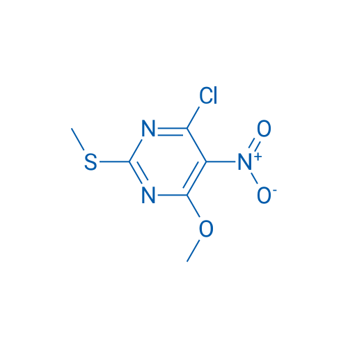 4-Chloro-6-methoxy-2-(methylthio)-5-nitropyrimidine 1g
