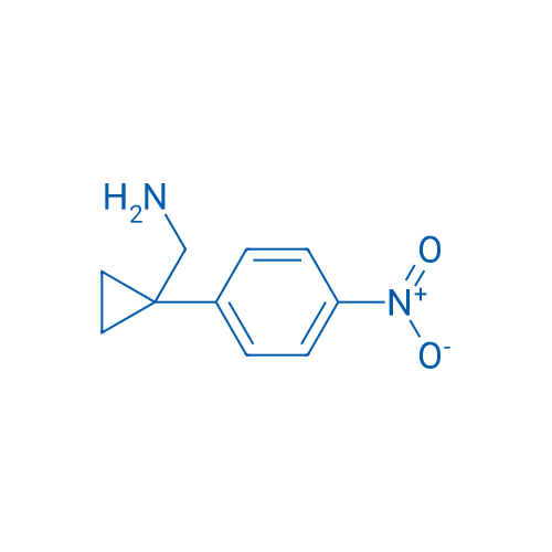 (1-(4-Nitrophenyl)cyclopropyl)methanamine 250mg