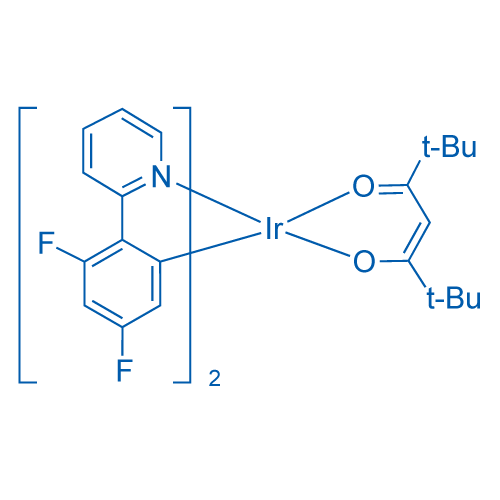 Bis[3,5-difluoro-2-(2-pyridinyl-κN)phenyl-κC](2,2,6,6-tetramethyl-3,5-heptanedionato-κO,κO')iridium(III) 100mg