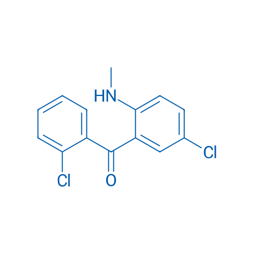 (5-Chloro-2-(methylamino)phenyl)(2-chlorophenyl)methanone 250mg