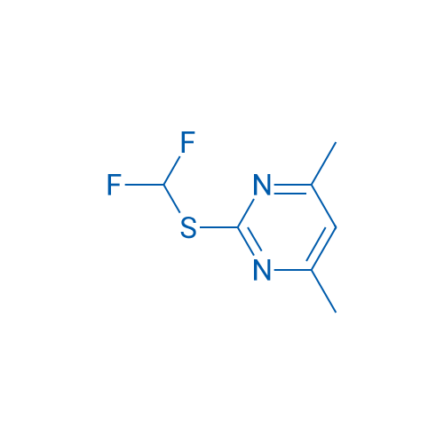 2-[(Difluoromethyl)sulfanyl]-4,6-dimethylpyrimidine 1g