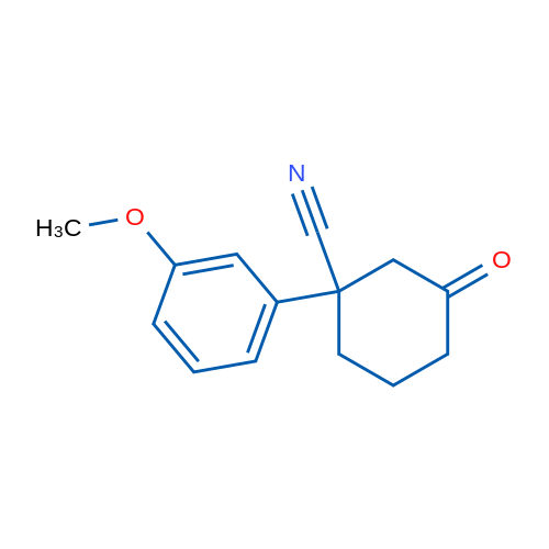 1-(3-Methoxyphenyl)-3-oxocyclohexanecarbonitrile 1g
