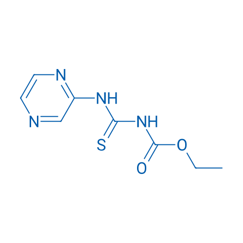 Ethyl N-[(pyrazin-2-yl)carbamothioyl]carbamate 50mg