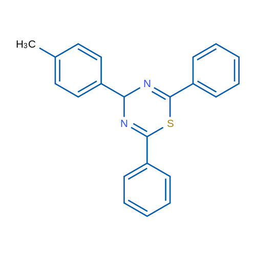 4-(4-Methylphenyl)-2,6-diphenyl-4H-1,3,5-thiadiazine 100mg