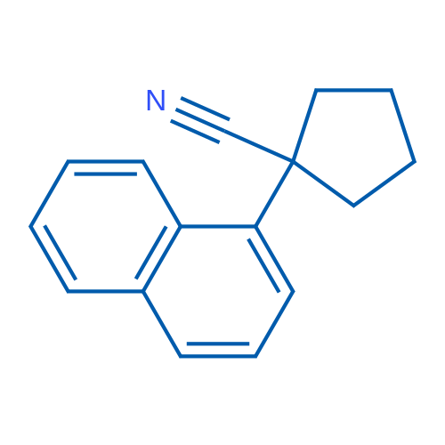 1-(Naphthalen-1-yl)cyclopentane-1-carbonitrile 250mg