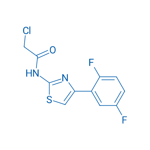 2-Chloro-N-(4-(2,5-difluorophenyl)thiazol-2-yl)acetamide 1g