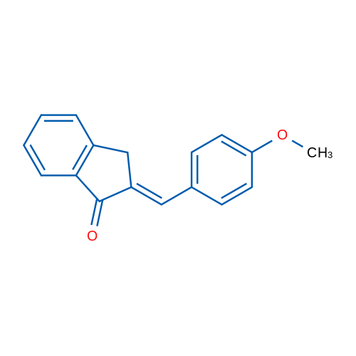 2-[(4-Methoxyphenyl)methylidene]-2,3-dihydro-1H-inden-1-one 1g