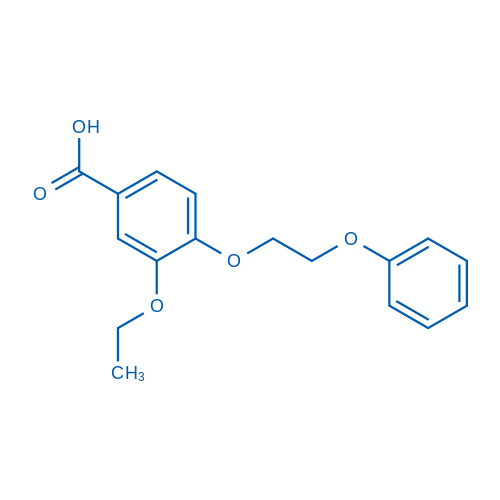 3-Ethoxy-4-(2-phenoxyethoxy)benzoic acid 250mg