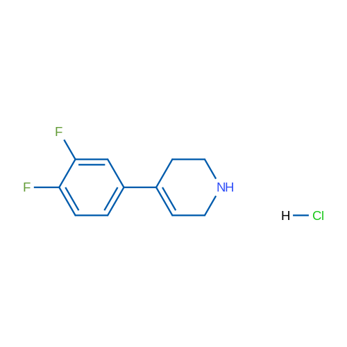 4-(3,4-Difluorophenyl)-1,2,3,6-tetrahydropyridine hydrochloride 1g