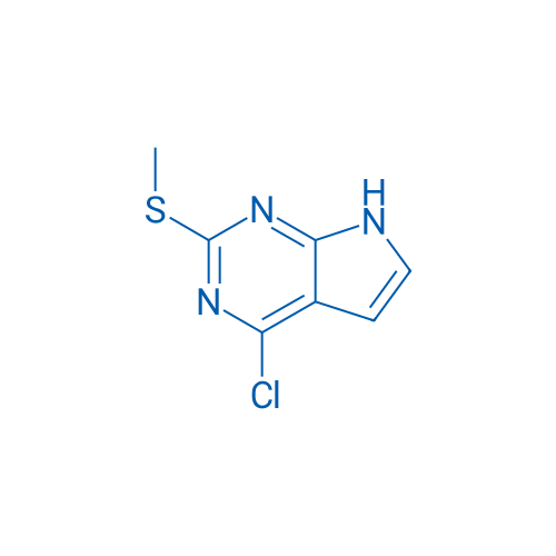 4-Chloro-2-(methylthio)-7H-pyrrolo[2,3-d]pyrimidine 250mg
