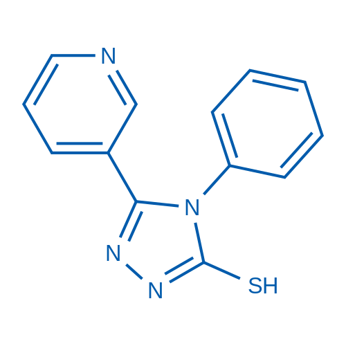 4-Phenyl-5-(pyridin-3-yl)-4H-1,2,4-triazole-3-thiol 10g