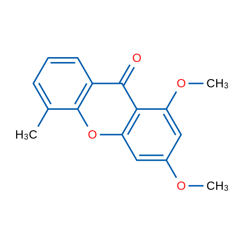 1,3-Dimethoxy-5-methyl-9H-xanthen-9-one 1g