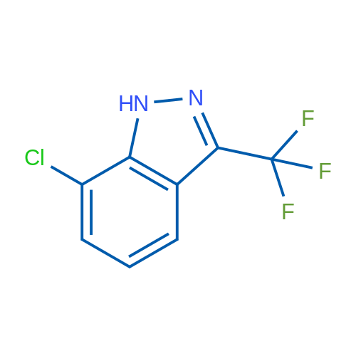 7-Chloro-3-(trifluoromethyl)-1H-indazole 1g