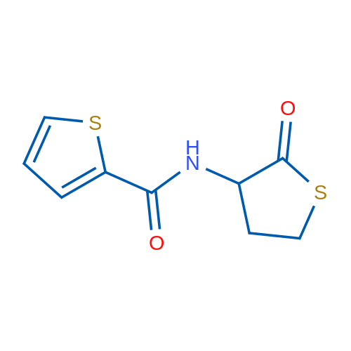N-(2-Oxothiolan-3-yl)thiophene-2-carboxamide 1g