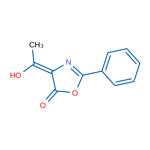 4-[1-HYdroxy-ethylidene]-2-phenyl-4h-oxazol-5-one 1g