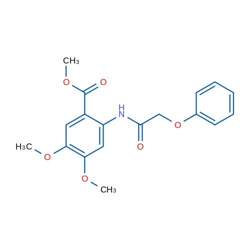 Methyl 4,5-dimethoxy-2-(2-phenoxyacetamido)benzoate 1g