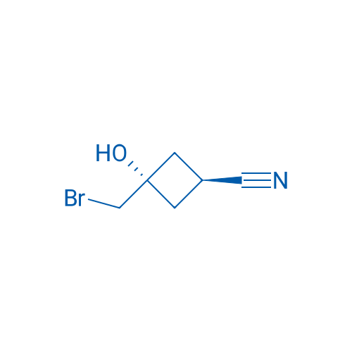 cis-3-(Bromomethyl)-3-hydroxycyclobutane-1-carbonitrile 250mg