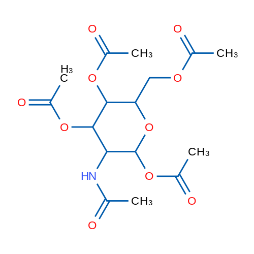 3-Acetamido-6-(acetoxymethyl)tetrahydro-2H-pyran-2,4,5-triyl triacetate 1g