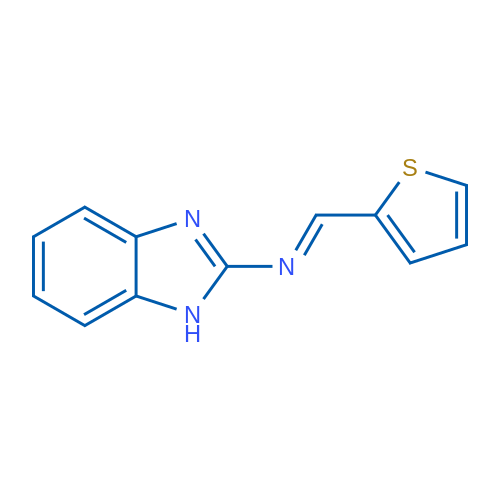(1E)-N-(1H-1,3-Benzodiazol-2-yl)-1-(thiophen-2-yl)methanimine 1g