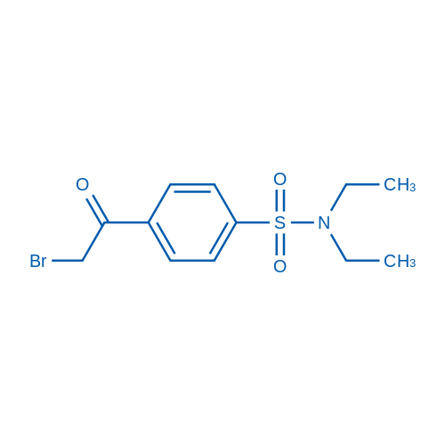 4-(2-Bromoacetyl)-N,N-diethylbenzenesulfonamide 50mg