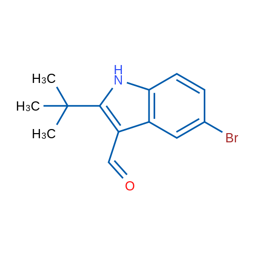 5-Bromo-2-tert-butyl-1h-indole-3-carbaldehyde 1g