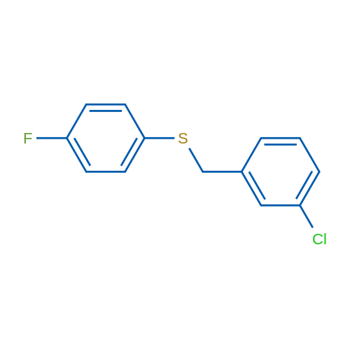 (3-Chlorobenzyl)(4-fluorophenyl)sulfane 1g