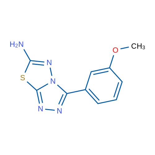 3-(3-Methoxyphenyl)-[1,2,4]triazolo[3,4-b][1,3,4]thiadiazol-6-amine 5g