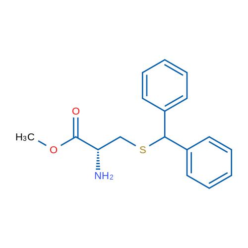 (R)-Methyl 2-amino-3-(benzhydrylthio)propanoate 1g