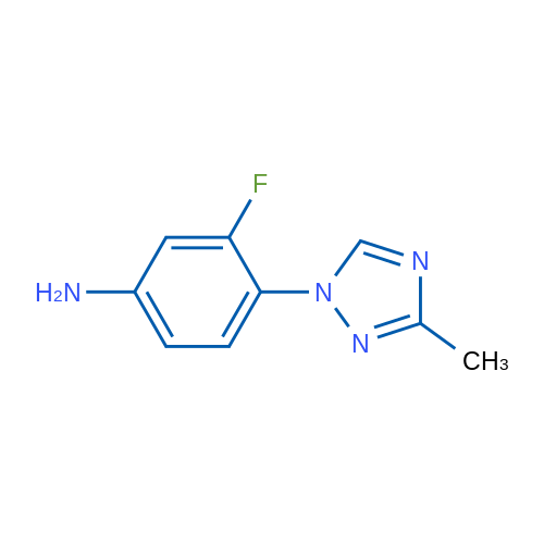 3-Fluoro-4-(3-methyl-1H-1,2,4-triazol-1-yl)aniline 1g