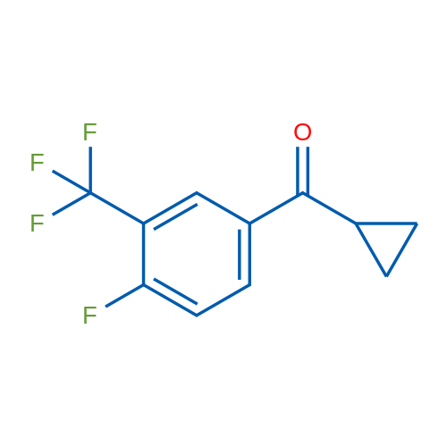 Cyclopropyl(4-fluoro-3-(trifluoromethyl)phenyl)methanone 1g