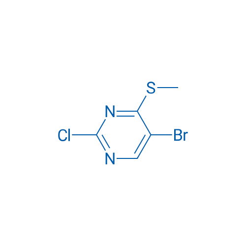 5-Bromo-2-chloro-4-(methylthio)pyrimidine 250mg