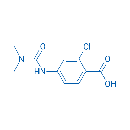 2-Chloro-4-[(dimethylcarbamoyl)amino]benzoic acid 100mg