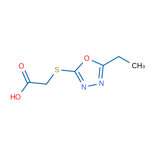 2-((5-Ethyl-1,3,4-oxadiazol-2-yl)thio)acetic acid 1g