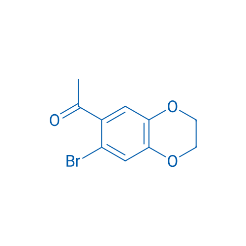 1-(7-Bromo-2,3-dihydrobenzo[b][1,4]dioxin-6-yl)ethanone 250mg