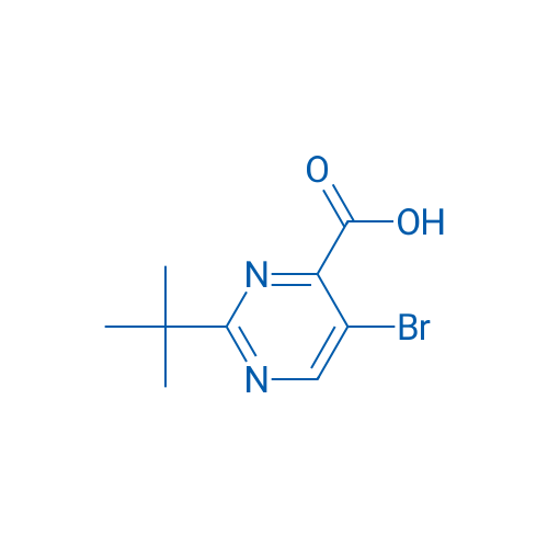 5-Bromo-2-(tert-butyl)pyrimidine-4-carboxylic acid 250mg