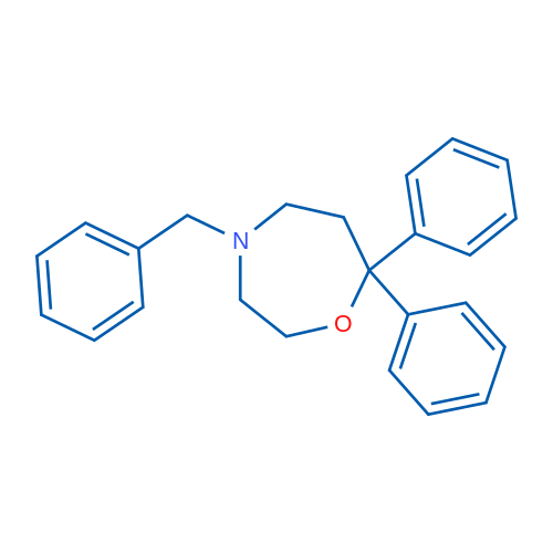 4-Benzyl-7,7-diphenyl-1,4-oxazepane 1g