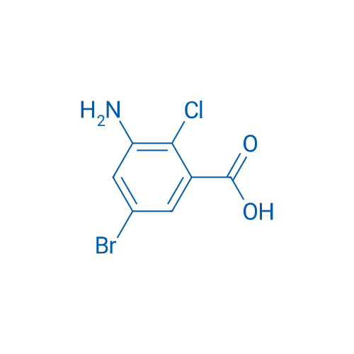 3-Amino-5-bromo-2-chlorobenzoic acid 1g