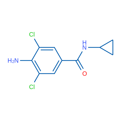 4-Amino-3,5-dichloro-N-cyclopropylbenzamide 1g