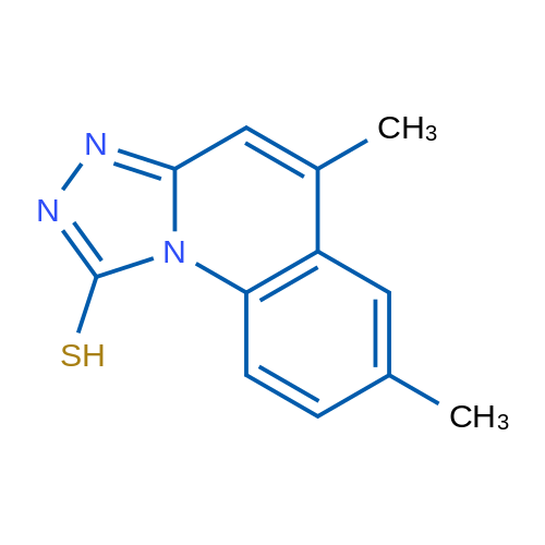 5,7-Dimethyl-[1,2,4]triazolo[4,3-a]quinoline-1-thiol 1g