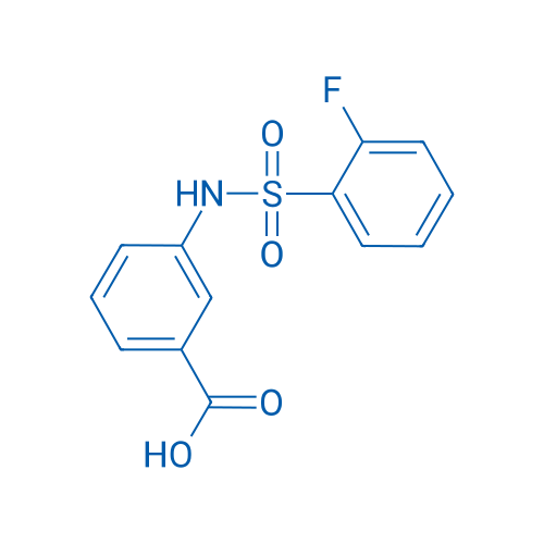 3-(2-Fluorophenylsulfonamido)benzoic acid 5g