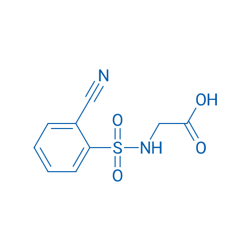 2-(2-Cyanobenzenesulfonamido)acetic acid 1g