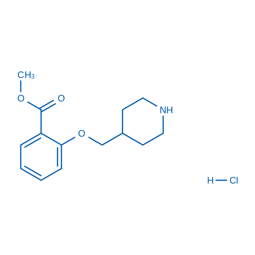 Methyl 2-(piperidin-4-ylmethoxy)benzoate hydrochloride 1g