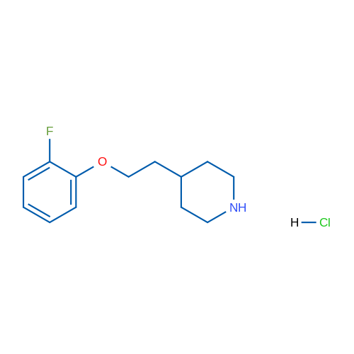 4-(2-(2-Fluorophenoxy)ethyl)piperidine hydrochloride 1g