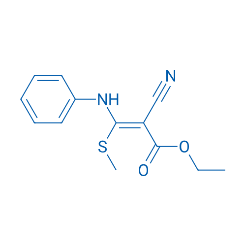 Ethyl 2-cyano-3-(methylsulfanyl)-3-(phenylamino)prop-2-enoate 1g