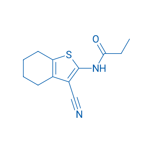 N-(3-Cyano-4,5,6,7-tetrahydrobenzo[b]thiophen-2-yl)propionamide 1g