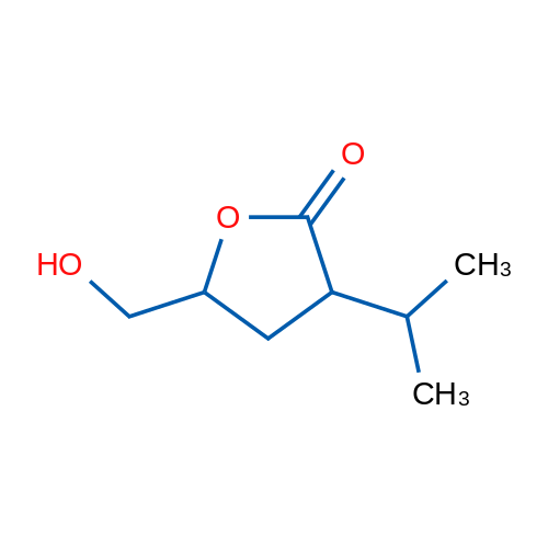 5-(Hydroxymethyl)-3-isopropyldihydrofuran-2(3H)-one 1g