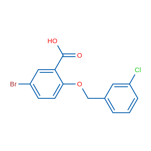 5-Bromo-2-((3-chlorobenzyl)oxy)benzoic acid 1g