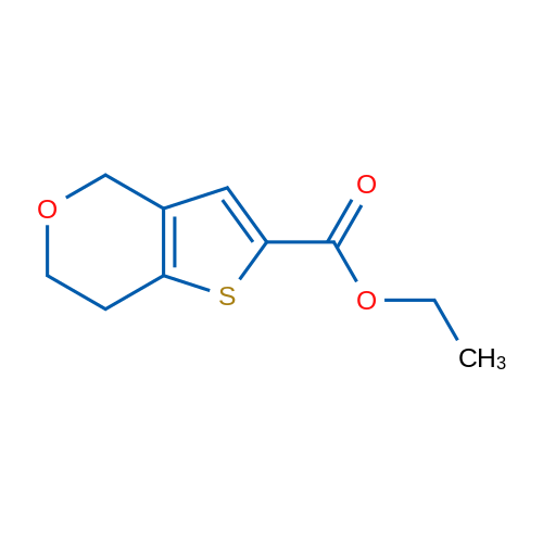 Ethyl 6,7-dihydro-4H-thieno[3,2-c]pyran-2-carboxylate 1g